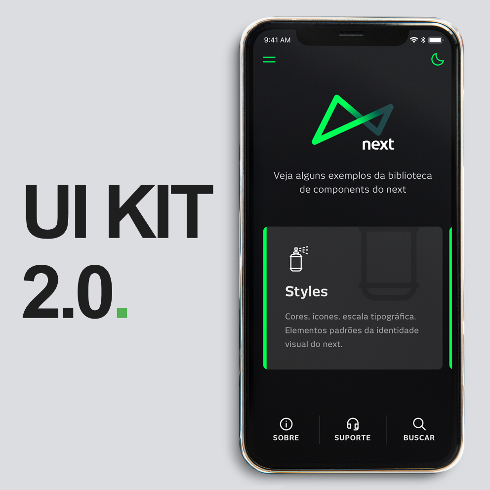 Nova versão 2.0 do UI Kit Demo do Design System Next
