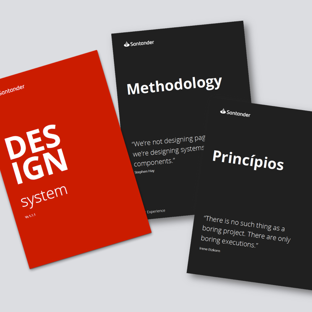 Book de documentação dos padrões do design system
